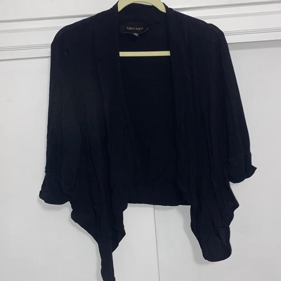 Karen Kane Bolero Shrug Tie Front - Picture 2 of 8